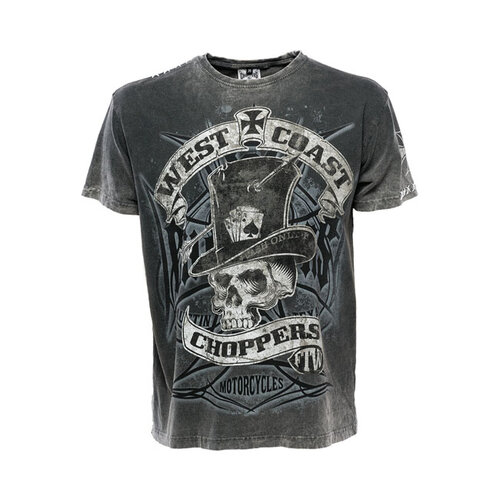 West Coast Choppers Nur Bargeld T-Shirt | Schwarz | Größe Auswählen