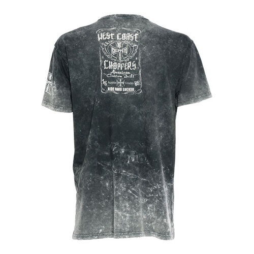 West Coast Choppers Ride Hard Sucker Vintage T-Shirt | Noir | Choisir La Taille