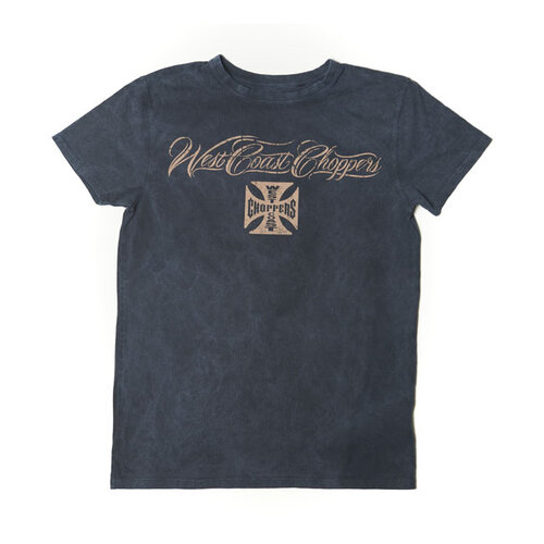 West Coast Choppers Eagle Crest T-Shirt Magic Day | Blau | Größe Auswählen