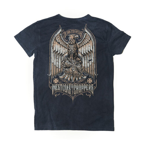 West Coast Choppers Eagle Crest T-Shirt Magische Dag | Blauw | Kies De Maat
