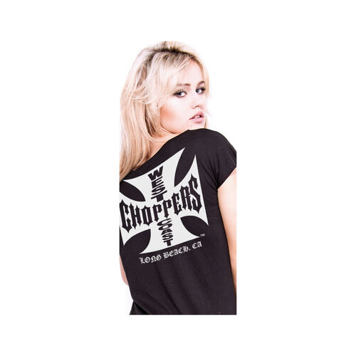 West Coast Choppers Callisto Dames T-Shirt | Zwart | Kies De Maat