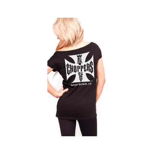 West Coast Choppers Callisto Dames T-Shirt | Zwart | Kies De Maat