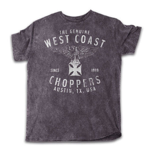 West Coast Choppers Adler-T-Shirt | Schwarz | Größe Auswählen