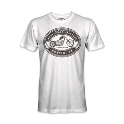 Death Glory Trade-Mark T-Shirt | White | Choose Size