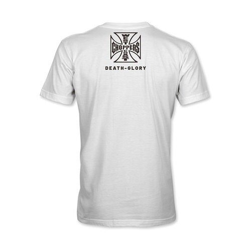 West Coast Choppers T-Shirt De Marque Death Glory | Blanc | Choisir La Taille