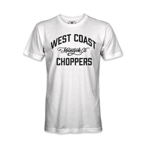 West Coast Choppers Motorrad Co. T-Shirt | Weiß | Größe Auswählen