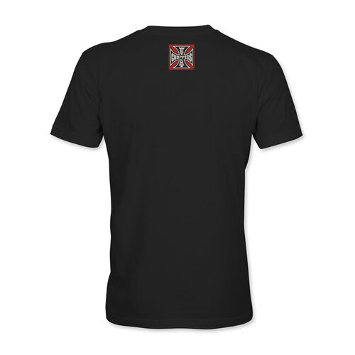 West Coast Choppers T-Shirt Met Spandoek | Zwart | Kies De Maat