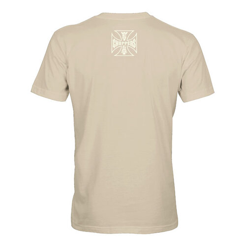 West Coast Choppers Motorrad Co. T-Shirt | Beige | Größe Auswählen
