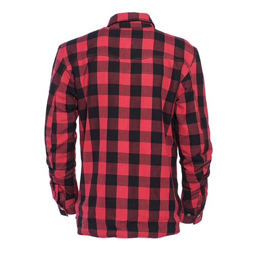 West Coast Choppers Dominator Riding Flannel Shirt CE Appr. | Red/Black | Choose Size