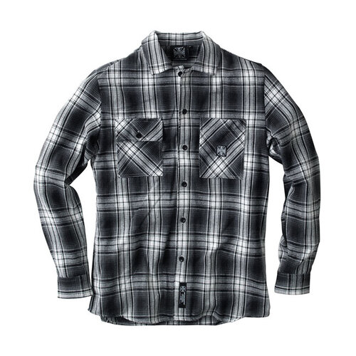 West Coast Choppers Riser Shirt | White/Grey | Choose Size