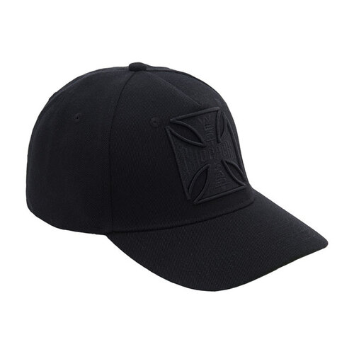 West Coast Choppers Casquette Snapback Ronde Classique Ton À Ton OG | Noir