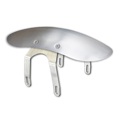 Aluminum front fender for Kawasaki ZX-9R fork conversion