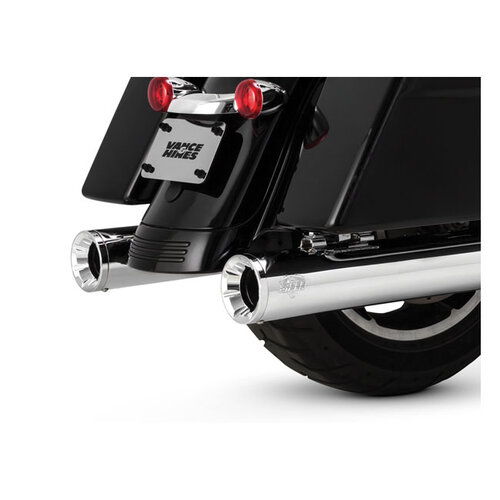 Vance & Hines 4 Inch Eliminator 400 Slip-On-Dempers | 17-24 Touring, CVO Touring; 23-24 CVO Touring
