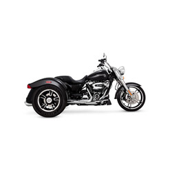 4 inch  Twin Slash Ronde Instapdempers | Chroom