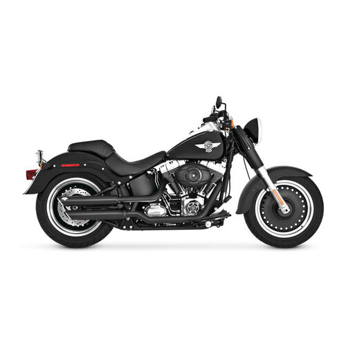 Vance & Hines 3 inch  Twin Slash Slip-On Mufflers | 07-16 Softail FLSTN Deluxe, FLS/S Slim; 08-11 FLSTSB Crossbones