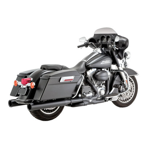 Vance & Hines Power Dual Crossover Steuerrohre | Schwarz