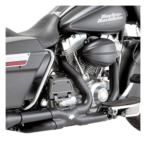 Vance & Hines Power dubbele crossover-hoofdpijpen | Zwart