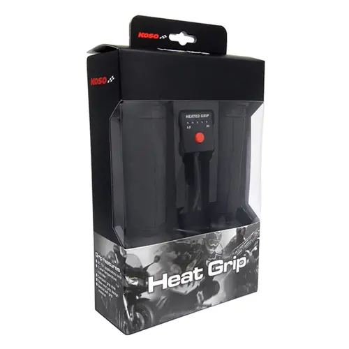 KOSO 5 Level Heated Grips With External Switch | Fits 7/8"