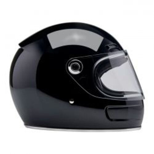 Biltwell Gringo SV Helm - Glanzend Zwart (Kies maat)