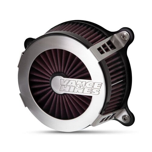 Vance & Hines Kit De Filtre À Air VO2 Cage Fighter | 18-24 Softail; 17-24 Touring ; 17-24 Tricycles