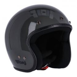 JETT HELMET Schiefer grau glänzend