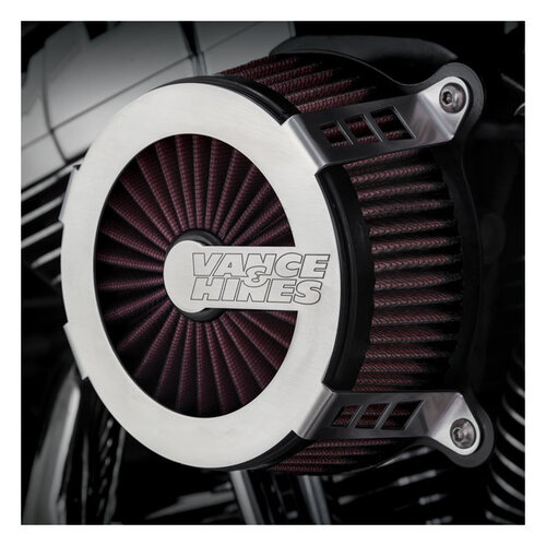 Vance & Hines VO2 Cage Fighter Luftfilter-Kit | 00-15 Softail; 99–17 Dyna; 01–07 FLT/Touring