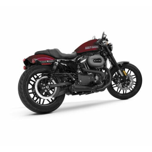 TBR CompS 2-1 Exhaust Black Coated with carbon Fiber Tip Dyna 06-17