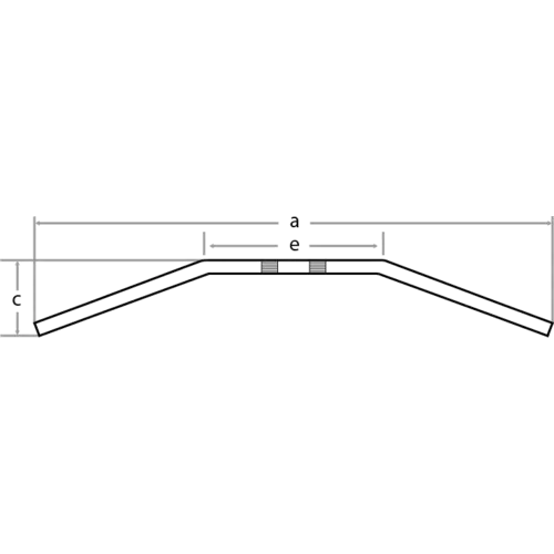 Fehling 97CM Guidon Dragbar 22 mm
