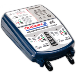 Optimate 3 Doppel-Batterieladegerät mit Erhaltungsfunktion