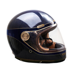 Roadster III Helmet | Carbon Golden Blue