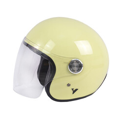 Le casque de ville | Beige brillant