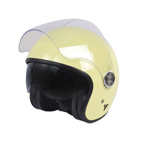 Le casque de ville | Beige brillant | Choisissez la taille
