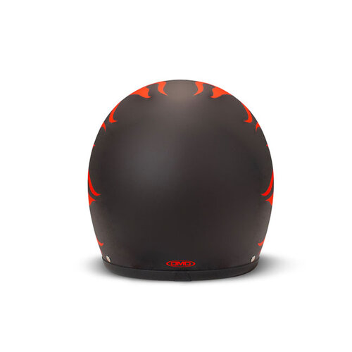 DMD Casque Rétro | Feu | Choisissez La Taille