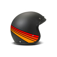 Casque Rétro | Feu | Choisissez La Taille