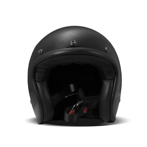 DMD Retro Helmet | Solid Black | Choisissez La Taille