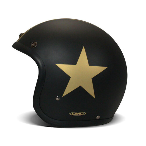 DMD Casque Rétro | Étoile D'Or | Choisissez La Taille