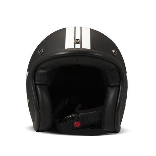 DMD Retro Helmet | Star Matte Black | Kies Maat