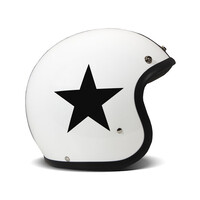 Retro Helmet | Star White | Choisissez La Taille