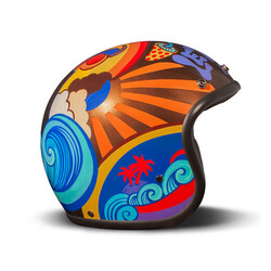 Retro-Helm | Sternweiß