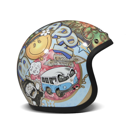 DMD Casque Rétro | Woodstock | Choisissez La Taille