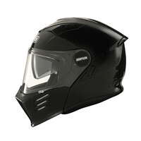 Donkere Helm | Zwart Metaal | Kies Maat