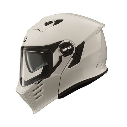 Simpson Darksome Helmet | White | Choose Size