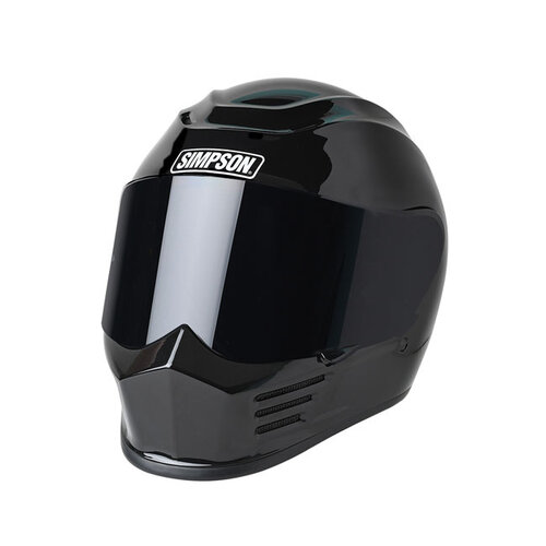 Simpson Speed Helmet | Black Metal | Choose Size