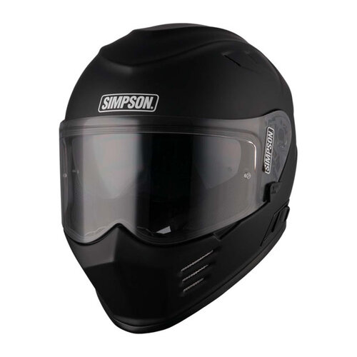 Simpson Venom Helmet | Matt Black | Choose Size
