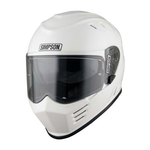 Simpson Venom Helmet | White | Choose Size