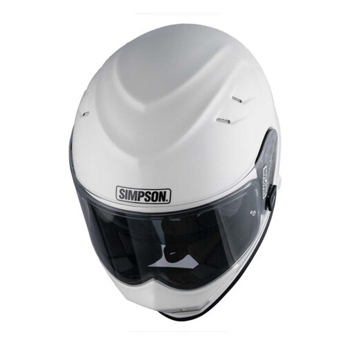 Simpson Venom Helmet | White | Choose Size