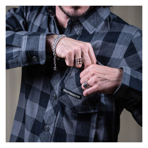 Holy Freedom Jessie James Shirt | Grey/Black | Choose Size