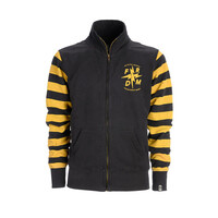 Maya-Sweater | Zwart/Geel | Kies Maat