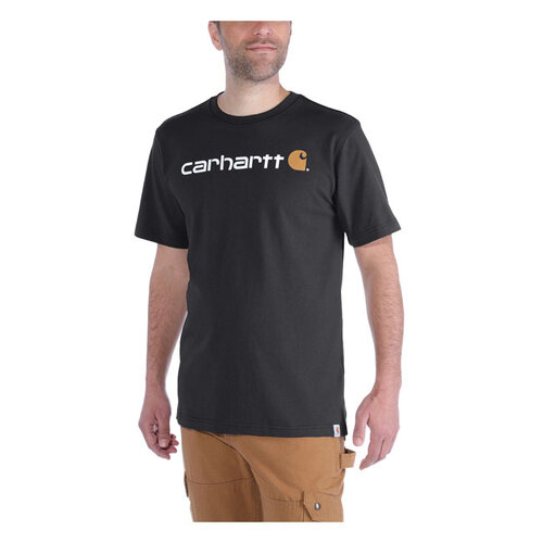 Carhartt T-Shirt Core Logo S/S | Noir | Choisissez La Taille
