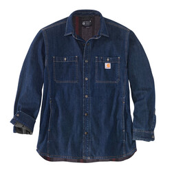 Denim Fleece Lined Shirt | Glacier